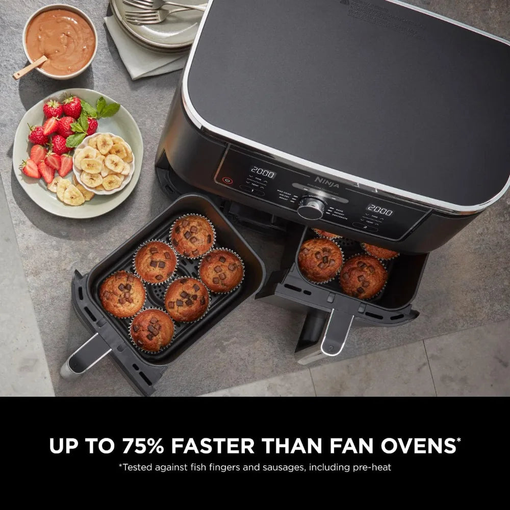 NINJA Foodi Max 6 in 1 Health Grill & Air Fryer - Grey | AG551UK