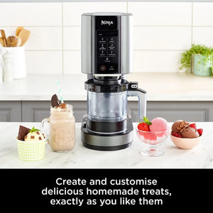 Ninja Creami Ice Cream & Frozen Dessert Maker - Black & Silver | NC300UK