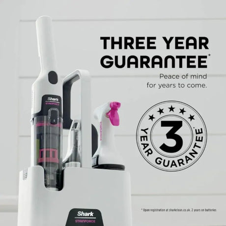 Shark StainForce Stain Destroyer Cordless Spot Cleaner - White | HX100UKT