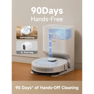 Dreame D10 Plus Gen 2 Robot Vacuum Robotic Vac - White | RLD32GD