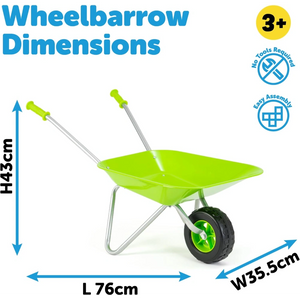 Little Roots Kids Wheelbarrow - Green | BGG1655