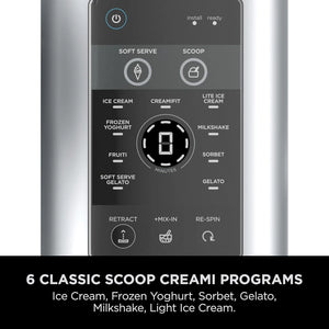 Ninja Swirl by CREAMi 13 in 1 Soft Serve and Ice Cream Maker - Platinum Silver | NC701UK