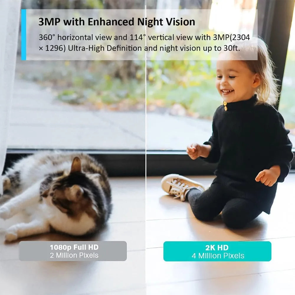TP-Link Pan/Tilt Home Security Indoor WiFi Camera | TAPOC210