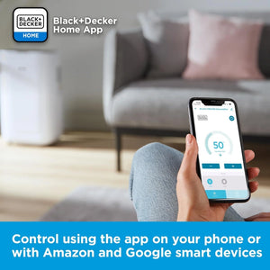 Black & Decker 20 Litre Smart Dehumidifier - White | BXEH60014GB