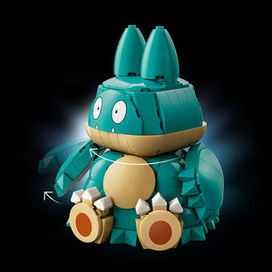 LEGO Pokémon Munchlax 72150 - close-up detail of the finished build. 757 pieces. Ages 18+.
