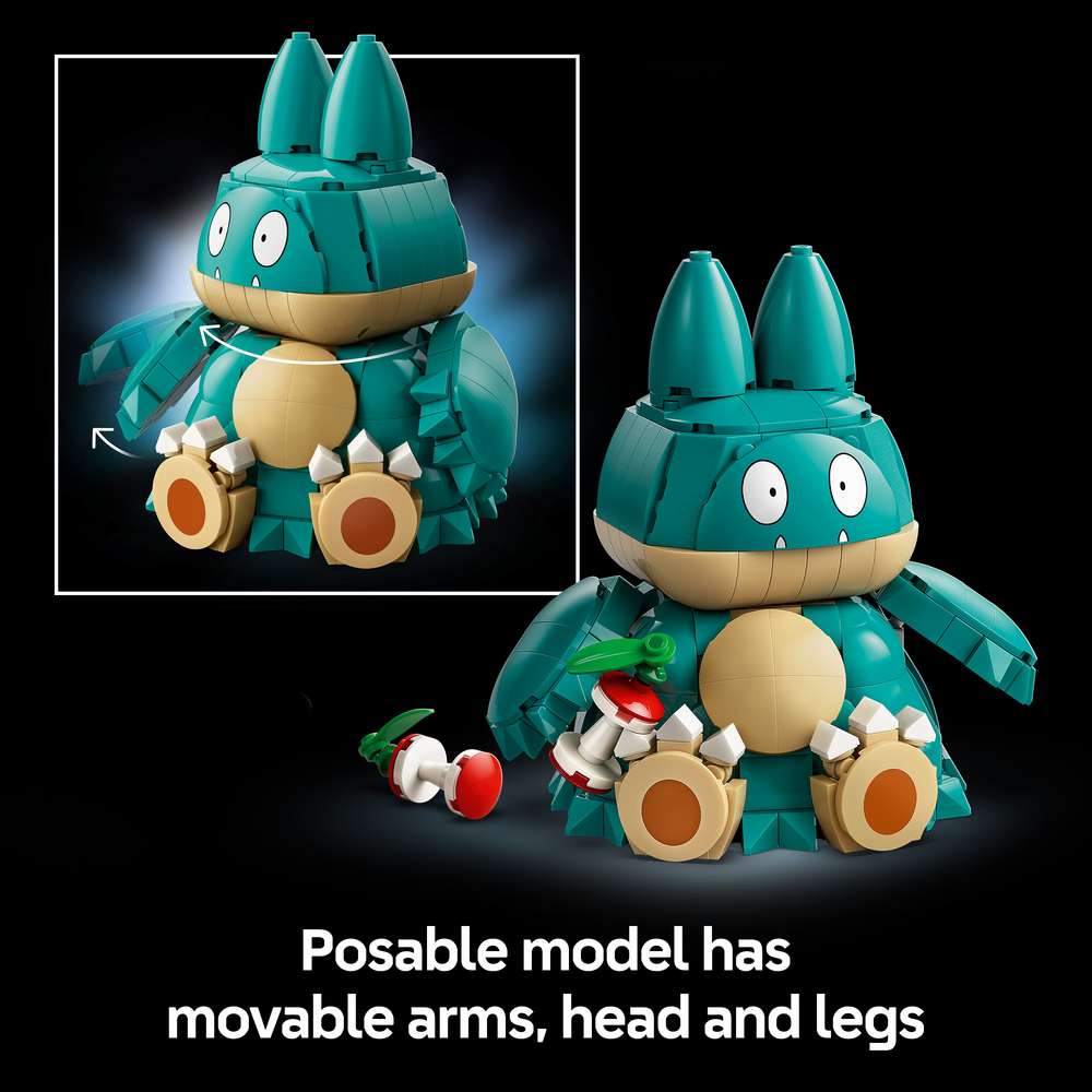 LEGO Pokémon Munchlax 72150 - captioned product view. 757 pieces. Ages 18+.