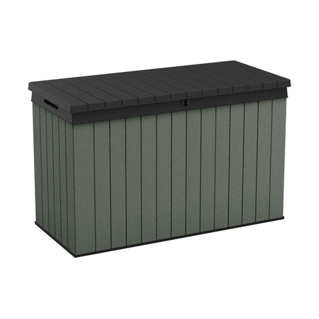 Keter Darwin Garden Storage Box 662 Litre -  Green and Brown