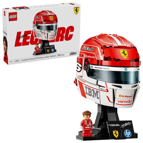 Lego Editions Scuderia Ferrari HP Charles Leclerc F1 Helmet | 43014