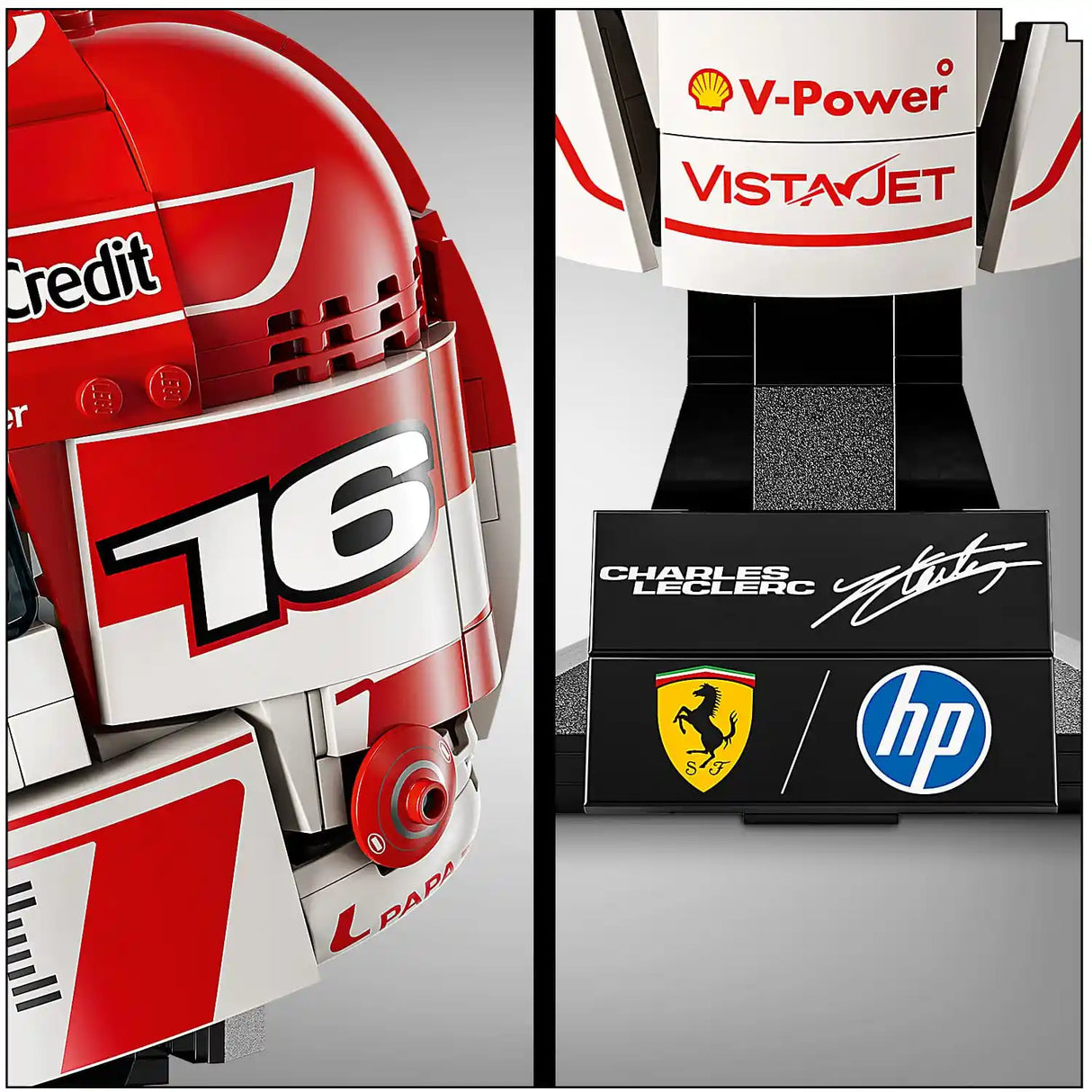 Lego Editions Scuderia Ferrari HP Charles Leclerc F1 Helmet | 43014