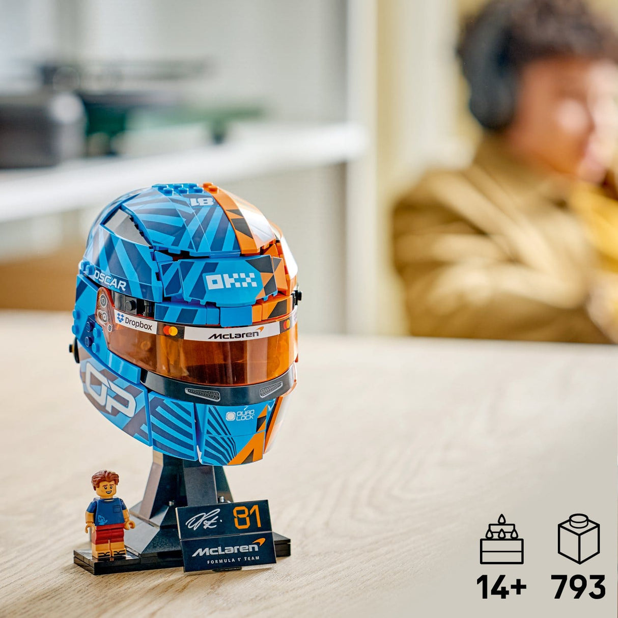 Lego Editions McLaren Mastercard F1Team Oscar Piastri Helmet | 43017