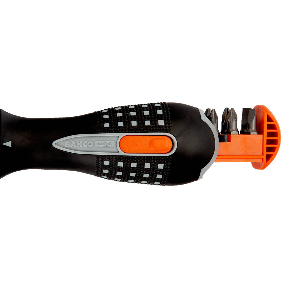 Bahco 808050L LED Ratchet Screwdriver & 6 Bits | BAH808050L