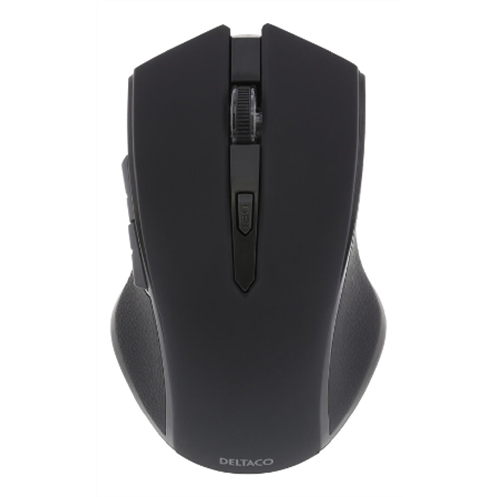 Deltaco Wireless Computer Mouse - Black | MS763