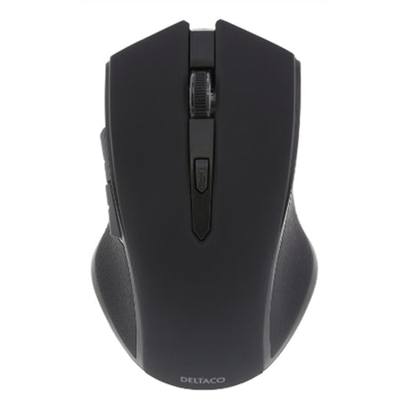 Deltaco Wireless Computer Mouse - Black | MS763