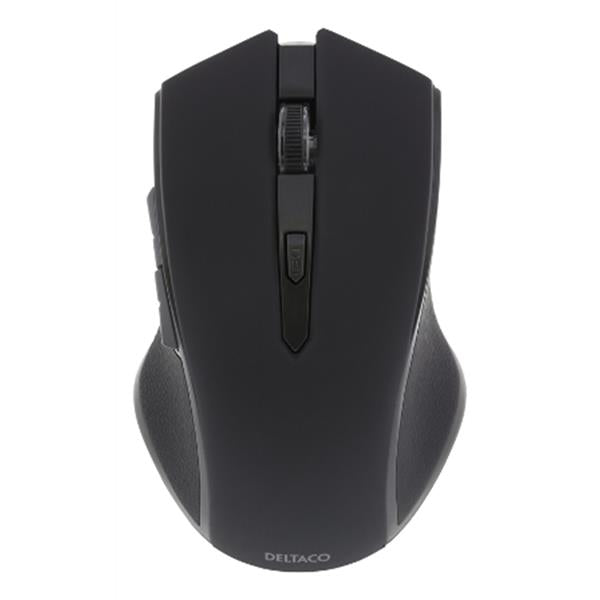Deltaco Wireless Computer Mouse - Black | MS763