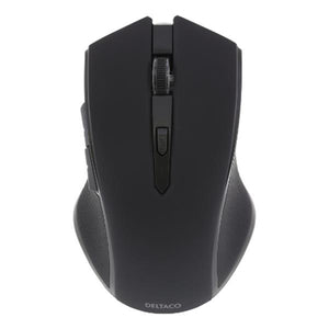 Deltaco Wireless Computer Mouse - Black | MS763