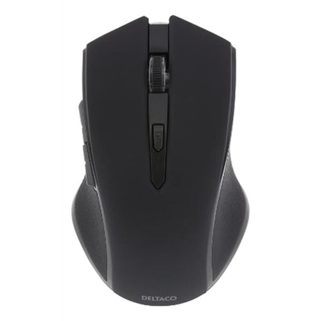 Deltaco Wireless Computer Mouse - Black | MS763