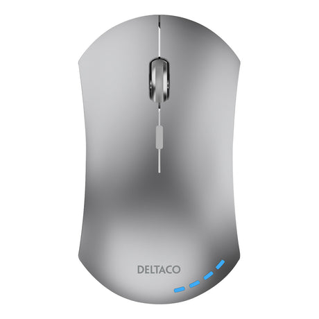 Deltaco Wireless Optical Computer Mouse - Aluminium | MS800
