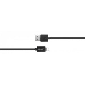 Deltaco USB A to Lightning Phone Charging Cable | IPLH411