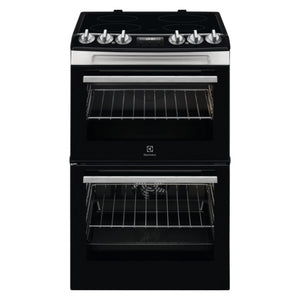 Electrolux 55cm Double Oven Electric Cooker - Stainless Steel | LKR555100X