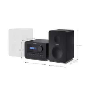 Sharp Tokyo FM Hi-fi Micro System with Bluetooth | SXL-B514