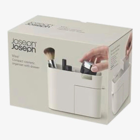 Joseph Joseph Viva Cosmetic Makeup Organiser with Drawer - Shell | 75004JJ