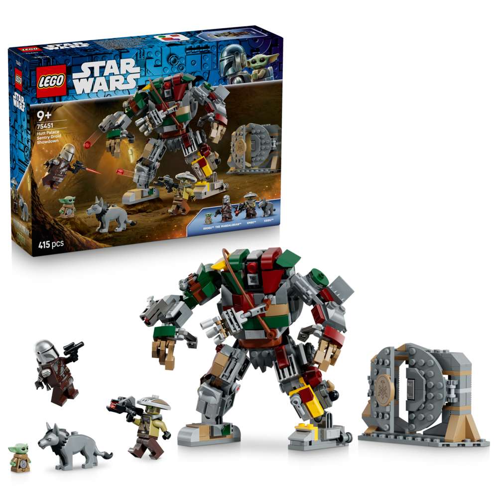 LEGO Star Wars™ Hutt Palace Sentry Droid Showdown 75451 - shown with its product box. 415 pieces. Ages 9+.