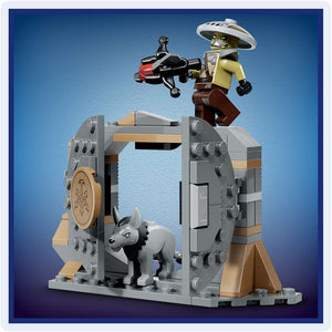 LEGO Star Wars™ Hutt Palace Sentry Droid Showdown 75451 - close-up detail of the finished build. 415 pieces. Ages 9+.
