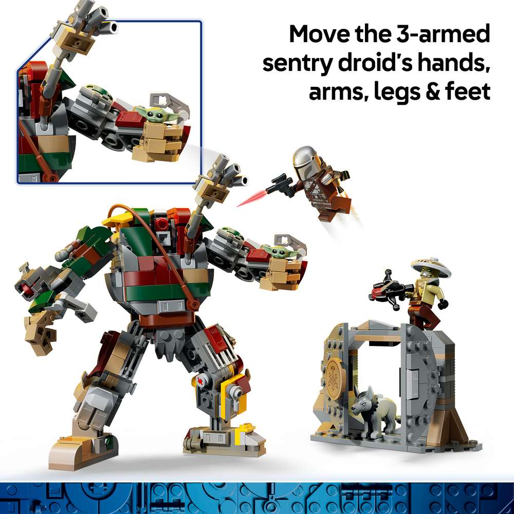 LEGO Star Wars™ Hutt Palace Sentry Droid Showdown 75451 - captioned product view. 415 pieces. Ages 9+.