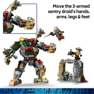 LEGO Star Wars™ Hutt Palace Sentry Droid Showdown 75451 - captioned product view. 415 pieces. Ages 9+.