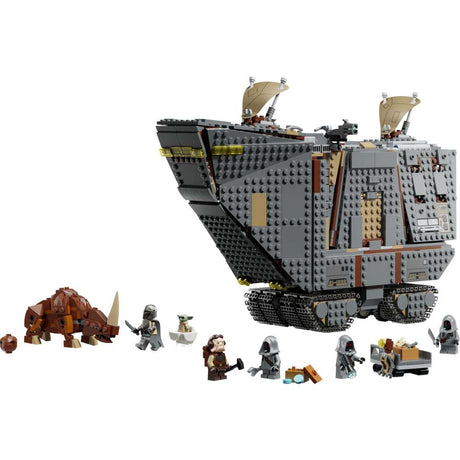 LEGO Star Wars™ Offworld Sandcrawler™ and Mudhorn 75453 - the fully built model on a plain background. 1683 pieces. Ages 14+.