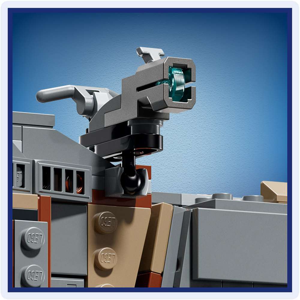 LEGO Star Wars™ Offworld Sandcrawler™ and Mudhorn 75453 - close-up detail of the finished build. 1683 pieces. Ages 14+.