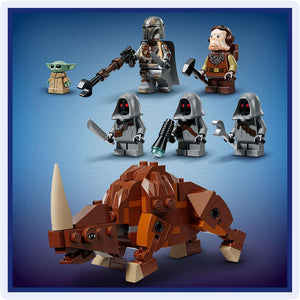 LEGO Star Wars™ Offworld Sandcrawler™ and Mudhorn 75453 - close-up detail of the finished build. 1683 pieces. Ages 14+.