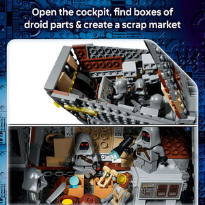 LEGO Star Wars™ Offworld Sandcrawler™ and Mudhorn 75453 - captioned product view. 1683 pieces. Ages 14+.