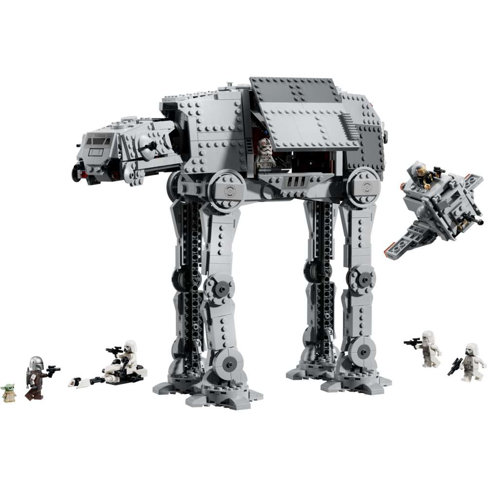 LEGO Star Wars™ Imperial Remnant AT-AT™ with INT-4 75454 - the fully built model on a plain background. 1453 pieces. Ages 10+.