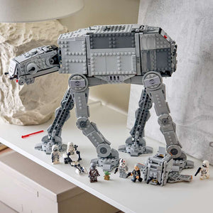 LEGO Star Wars™ Imperial Remnant AT-AT™ with INT-4 75454 - the finished build shown in a home setting. 1453 pieces. Ages 10+.