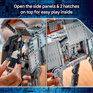 LEGO Star Wars™ Imperial Remnant AT-AT™ with INT-4 75454 - captioned product view. 1453 pieces. Ages 10+.