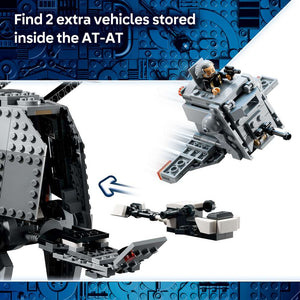 LEGO Star Wars™ Imperial Remnant AT-AT™ with INT-4 75454 - captioned product view. 1453 pieces. Ages 10+.