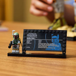LEGO Star Wars™ Boba Fett™ 75455 - close-up detail of the finished build. 1544 pieces. Ages 18+.