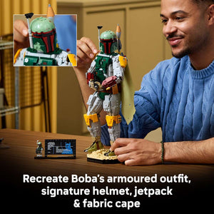 LEGO Star Wars™ Boba Fett™ 75455 - captioned product view. 1544 pieces. Ages 18+.