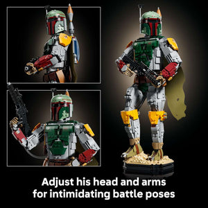 LEGO Star Wars™ Boba Fett™ 75455 - captioned product view. 1544 pieces. Ages 18+.