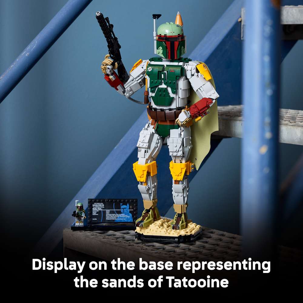 LEGO Star Wars™ Boba Fett™ 75455 - captioned product view. 1544 pieces. Ages 18+.
