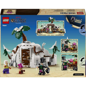LEGO ONE PIECE Dr. Hiriluk's Hideout 75641 - the back of the box showing play features and box contents. 271 pieces. Ages 9+.