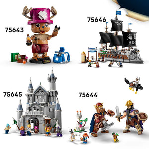 LEGO ONE PIECE Showdown with Captain Smoker 75642 - shown alongside related LEGO sets sold separately. 547 pieces. Ages 9+.