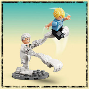 LEGO ONE PIECE Showdown with Captain Smoker 75642 - close-up detail of the finished build. 547 pieces. Ages 9+.