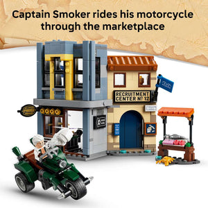 LEGO ONE PIECE Showdown with Captain Smoker 75642 - captioned product view. 547 pieces. Ages 9+.
