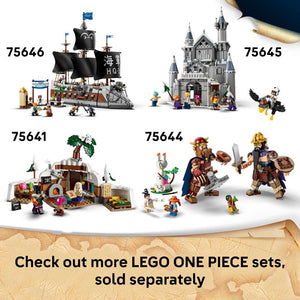 LEGO ONE PIECE Tony Tony Chopper 75643 - shown alongside related LEGO sets sold separately. 577 pieces. Ages 9+.