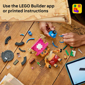 LEGO ONE PIECE Tony Tony Chopper 75643 - captioned product view. 577 pieces. Ages 9+.