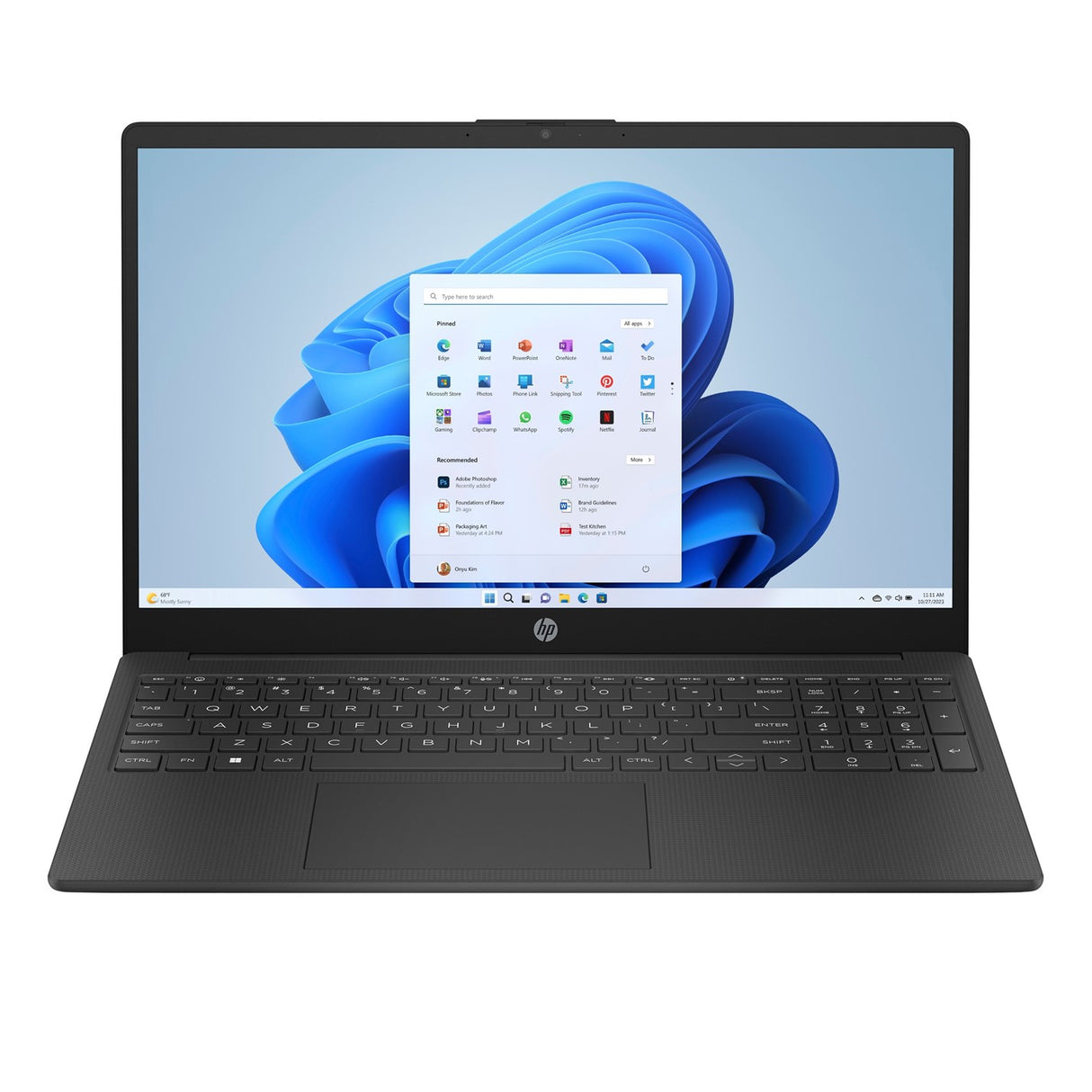 HP 15.6 Inch AMD Ryzen 5 7520U Laptop 8gb 512gb SSD - Black | 15-FC0057NA