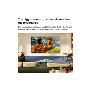 LG NU85 43 Inch 4K Smart TV - Black | 43NU850B6LA.AEI