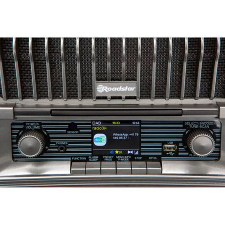 Roadstar Portable CD Vintage Radio with Bluetooth | ROAHRA-270CDBT